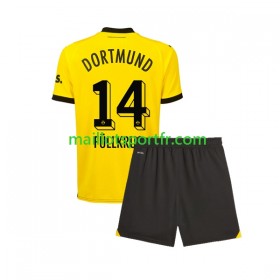 Maillot de Foot Borussia Dortmund Niclas Fullkrug 14 Enfant Domicile 2023/24